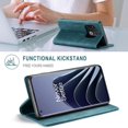 thumbnail image 4 of Wallet Case for OnePlus 10 Pro,Magnetic Protect PU Leather Flip Case with Card Holders RFID Blocking Kickstand Shockproof Protection Case for OnePlus 10 Pro (Teal), 4 of 9