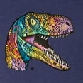 thumbnail image 2 of Dean Russo Raptor Animal Lover Mens Premium Tri Blend T-Shirt, Vintage Navy, X-Large, 2 of 6