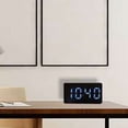 thumbnail image 4 of JINGT Portable LED Mirror Clock with Calendar/Temperature Alarm CR2032 Button Battery, 4 of 8