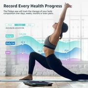 Smart Scale for Body Weight，Highly Accurate Scale for Weight，Digital Weighing Scale with BMI, Body Fat, Muscle Mass, Accurate Home User Health Equipment Sync Apps，400Ib