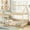 Natural, variant on Modern Full Floor Bed with Wooden House Roof Frame, Floor Bed Frame with Safety Fence Guardrails, Floor Bed for Kids, Children, Boys, Girls, Grey