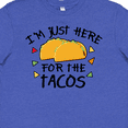 thumbnail image 4 of Inktastic Im Just Here For The Tacos Cinco De Mayo Youth T-Shirt, 4 of 5