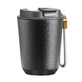 thumbnail image 1 of Taza de viajes Taza de aislamiento Bebida aislada Contenedor Contenedor de agua Botella de agua Taza de titanio a prueba de titanio Tumador de café 380 ml, 1 of 8