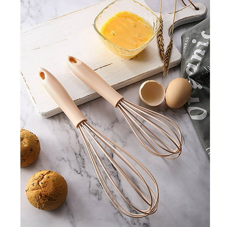 Flat Whisk, Walfos 11'' Silicone Flat Whisks for Sauce/Gravy Blending  Beating Stirring and Kitchen Cooking