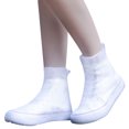 thumbnail image 1 of LCXmlly Bouton-Poussoir Réutilisable Mi-Mollet Couvre-Chaussures de Pluie Protection Antidérapante pour Temps Pluvieux Voyage, 1 of 5