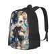 thumbnail image 1 of Fotbe Exotic Blue Cat Mochila para Hombre y Mujer - Tela Oxford 600D Resistente - Mochila Impermeable de Gran Capacidad para Escuela, Viajes y Senderismo, 1 of 6