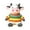 (K), variant on Wizlet Cow Stuffed Animal Plush Toys With Sweater, Cute Cow Plushies With Heart-Shaped Nostrils, A Cozy Hugging Companion and Gifts for Christmas, Birthdays, Valentine's Day 9in (B)