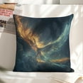 thumbnail image 6 of 3D Fire Phoeni Linen Throw Pillow Covers Decorative Pillow Cases 18x18 inch Cushion Case Couch Pillows Cover for Sofa Bedroom Living Room Car, 6 of 8