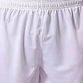 thumbnail image 5 of Bpyeka Men's Elastic Waist Athletic Training Shorts, Breathable Five Inch Bottoms for Soccer Basketball Running and Daily Fitness, XS-3XL, White, 5 of 5