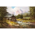thumbnail image 3 of Weber, Max 14x10 Black Modern Framed Museum Art Print Titled - ABANDONED MILL, 3 of 5