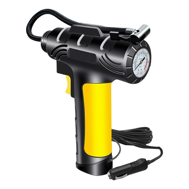 Tire Inflator,120W Portable Air Compressor Pump for Car Tires with Tire Pressure Detection Preset and Auto Shutoff, 12V Up To 150 Psi Tire Pump with Digital Pressure Gauge