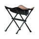 thumbnail image 2 of Taburete de camping ultraligero, silla de pesca, silla plegable impermeable para acampar Marrón, 2 of 9