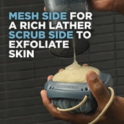 2X - Dove Men+Care Active Clean Dual-Sided Body Wash Shower Tool