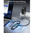 thumbnail image 3 of USB C Hub HDMI Adapter for Monitor,7 in 1 USB C Docking Station with 4K HDMI, SD/TF Card Reader Compatible for MacBook Pro, XPS More Type C Devices, 3 of 8