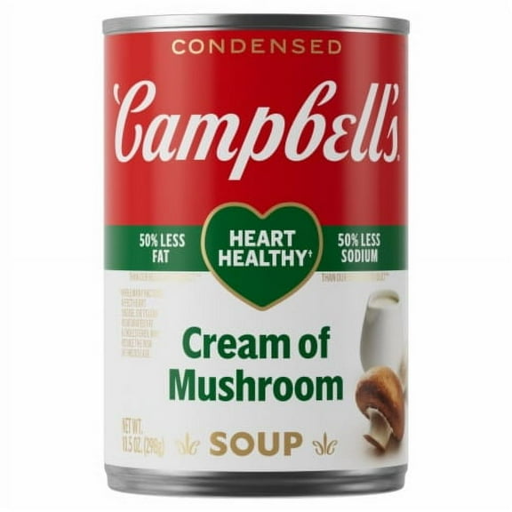 Campbell's Condensed Heart Healthy Cream of Chicken Soup, 10.5 oz Can (Pack of 2)