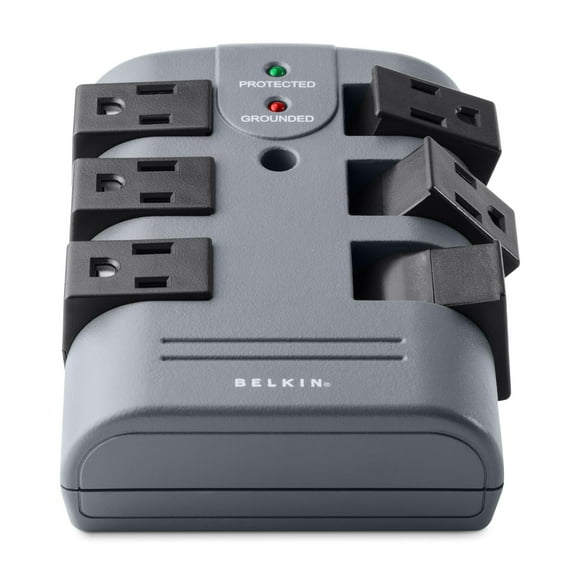 Protector contra sobretensiones Power Strip Belkin, 6 salidas, 1080 julios