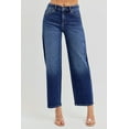 thumbnail image 3 of Risen Jeans - High Rise Cropped Boyfriend Jeans with Versatile Cuffed Hem (26.5" Inseam) - RDP5976, 3 of 8