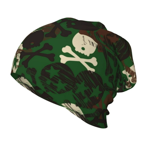 Sikiie Camouflage Skull Toddler Beanie Kids Beanie Hat Warm Winter Hats for Boys Girls Knit Cap