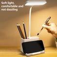 thumbnail image 4 of Duety LED Desk Lamp,Touch Control Bedside Table Lamp Rechargeable With Pen Holder Eye-Caring  Flexible Gooseneck Reading Light For Home Office, 4 of 8