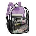 thumbnail image 5 of Iauyy Clear Backpack Heavy Duty PVC Transparent Backpack for College Workplace, Purple Parachute, 5 of 8
