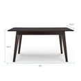 thumbnail image 2 of Oracle 69" Rectangle Dining Table in Cappuccino, 2 of 6