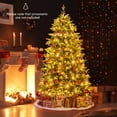 thumbnail image 2 of Costway 6 FT Pre-Lit Hinged Christmas Tree with 350 LED Lights 11 Lighting Modes, 2 of 9