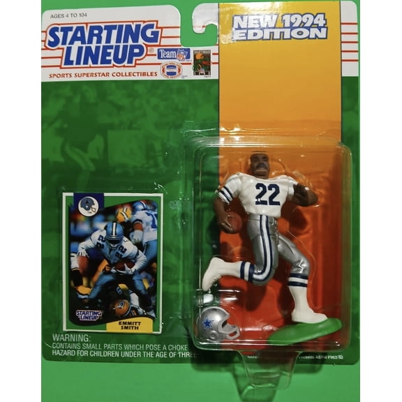Starting Lineup Emmitt Smith 1994 Edition Football Collectible Figure