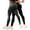 Dark Gray, variant on Women's Seamless Workout Leggings 2-Pack, High Waist Butt Lifting Yoga Pants, Tummy Control Textured Fitness Pants for Gym, Yoga and Everyday Activewear Sky Blue L