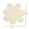 thumbnail image 3 of (8 pack) Hello Hobby Wood Flower Shape, Ready-to-Decorate Die-Cut Shape, 3.5" x 0.145" x 3.5", 3 of 5