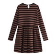 thumbnail image 2 of Richie House Girls' Striped Knitting Dress With Lapel Collar RH1762, 2 of 7