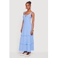thumbnail image 2 of Women's Smocked Waist Ruffle Trim Midi Dress, 2 of 3