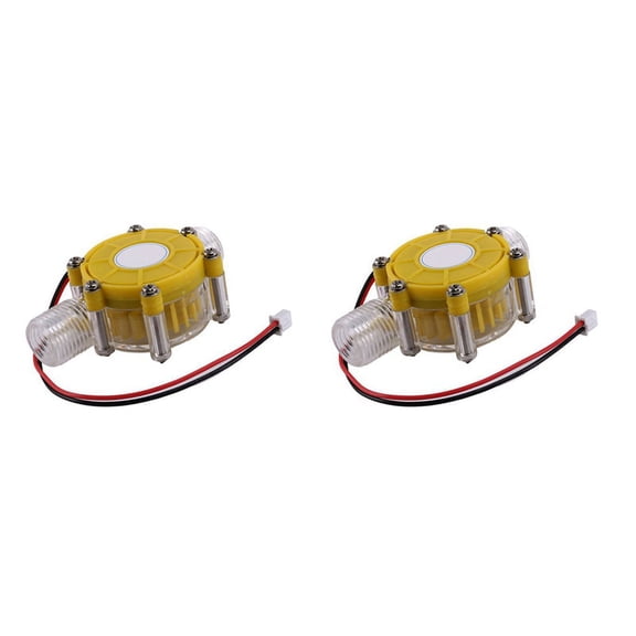 2X 12V Regulated DC -Type Hydro Generator Small Generator Water Flow Air Pressure Generator Faucet Power