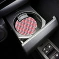 thumbnail image 3 of FMSHPON Red Watercolor Gradient Texture Set of 6 Car Coaster for Drinks, Absorbent Ceramic Stone Coasters Cup Mat with Cork Base for Home Kitchen Room Coffee Table Bar Decor, 3 of 5
