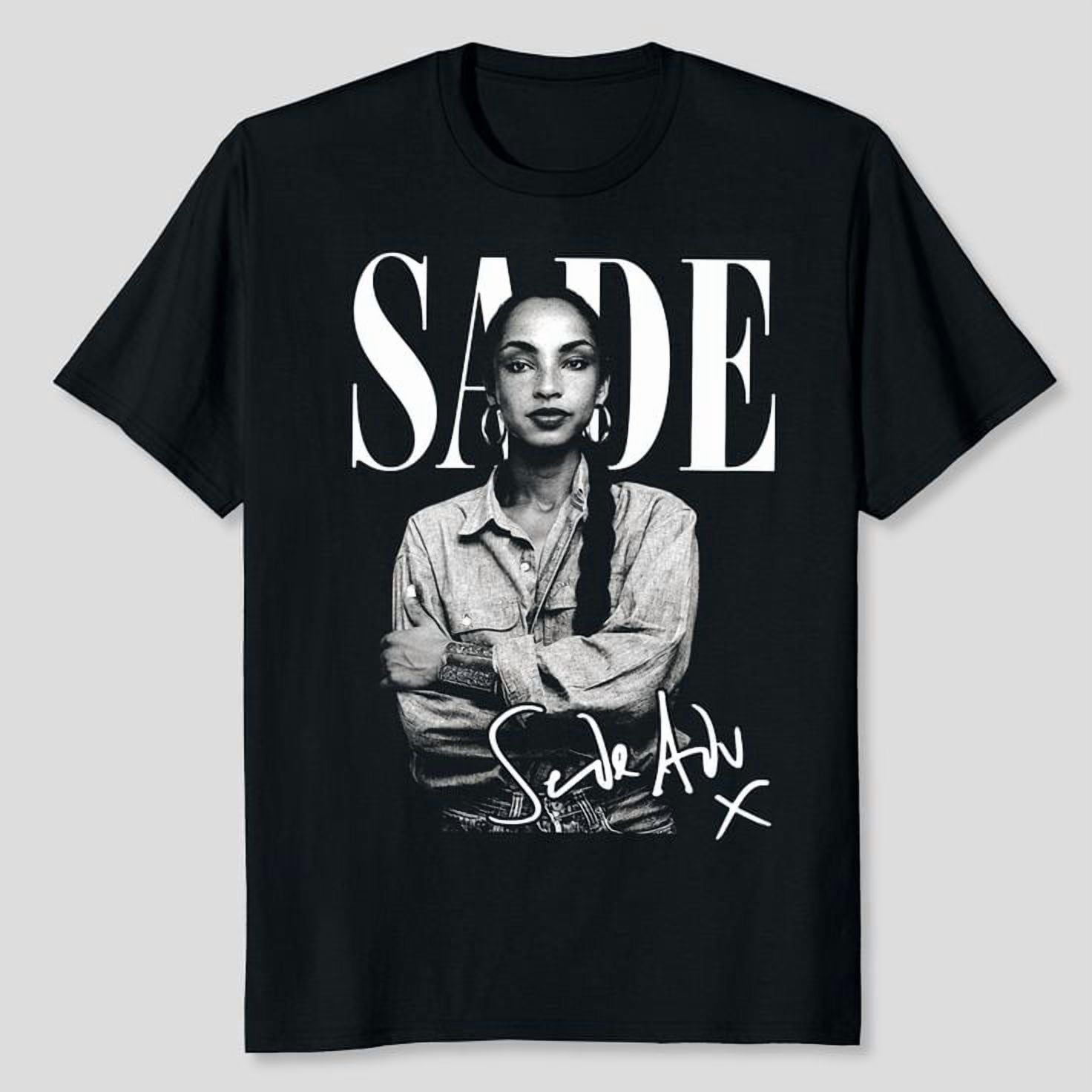 トップス greatLAnd askyurself SADE Tee L Sade Adu Shirt, Sade Adu World Tour Tshirt,Music Tour Rap Hip Hop