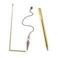 thumbnail image 1 of BELOVING Ensemble de Tiges de Radiesthésie en Cuivre, Rétractable Pratique Professionnel Paranormal Divination 3 Pcs, 1 of 10