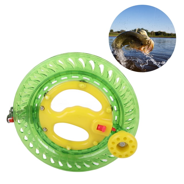 ABS Fly Fishing Reel Fishing Spool with Lightweight Hollow Design Large Arbor for Rivers Lakes Streams
