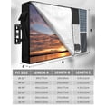 thumbnail image 7 of Vintage Animal Outdoor TV Cover 30 to 32 inch Classic Woods Bear Moose Plaid Waterproof Dustproof TV Covers for Outside with Zipper Remote Control Pocket Flat Screen Protectors, 7 of 7
