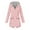 Pink, variant on lcziwo Todays Deals Womens Lightweight Raincoat for Women Waterproof with Hood Drawstring Long Hooded Trench Coats Windbreaker Travel Rain Jackets Black,XXXL