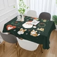 thumbnail image 2 of Yayeee Tablecloths 54" x 54" Rectangle Wrinkle Resistant Party Table Cover, Whimsical Christmas, 2 of 8