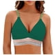 thumbnail image 1 of Traje de Baño de Color Sólido de las Mujeres, Impreso Conservador Plisado una Pieza con Cuello en V para la Playa Y la Piscina, Conjunto de Trajes de Baño de Verano Sexy, 1 of 2