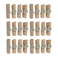 thumbnail image 1 of 50pcs Wooden Clips Simple Small Photo Picture Notes Fixation Clips for Home Office School (Wood Color 35x7mm), 1 of 8