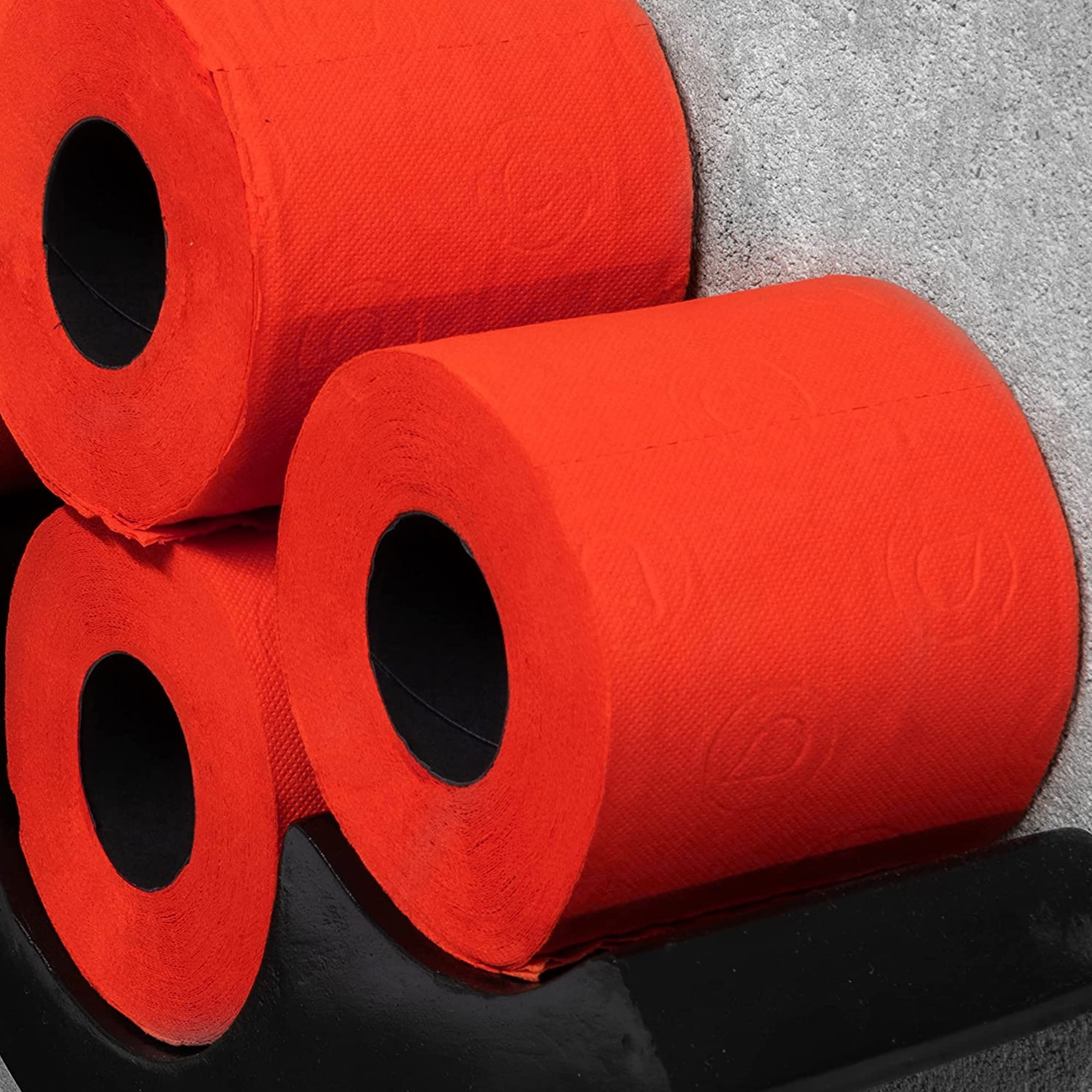 Renova  Luxury Scented Colored Toilet Paper Gift Box 3 Rolls 3-Ply Bath Tissue - Gift Box 3 Rolls Red