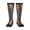 3 Black, variant on Womens Nature Tree Old Pine Bark Wood Knee High Socks Comfy Thermal Boot Long Socks