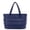 Navy Tote Bag, variant on Puffer Tote Bag for Women, Lightweight Large Quilted Tote Bag with Compartments Shoulder Bag Handbags for Travel, Work, Gym 16.1" x 12.21" x 5.51"