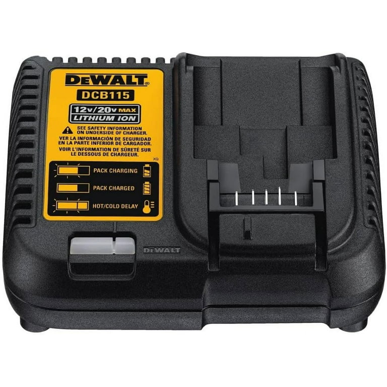 Dewalt Cargador Rápido de Batería / Cargador de batería para 10,8-18V  DCB115 para todas las