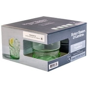 Better Homes & Gardens Recycled Green Glassware, Glass, 4 Pack, 10 oz