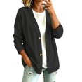 thumbnail image 4 of jiaxiM Denim Jacket for Women Lightweight Button Front Stretch Relaxed Fit Casual Long Sleeve Cardigan Coat, 4 of 6