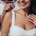 thumbnail image 4 of BEBERLINI Women Cross CZ Pendant Necklace Set 14K Gold Filled Box Chain Jewelry 18", 4 of 7