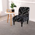 thumbnail image 2 of Armless Chair Slipcover Removable Armless Chair Cover Printed Armless Accent Chair Covers Washable Slipper Chair Slipcovers Furniture Protector Covers for Extra Large Armless Accent Chair, 2 of 5