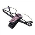 thumbnail image 4 of KERISTE Car Auto Sun Visor Glasses Sunglasses Card Ticket Holder Clip Universal Bling Pink, 4 of 8